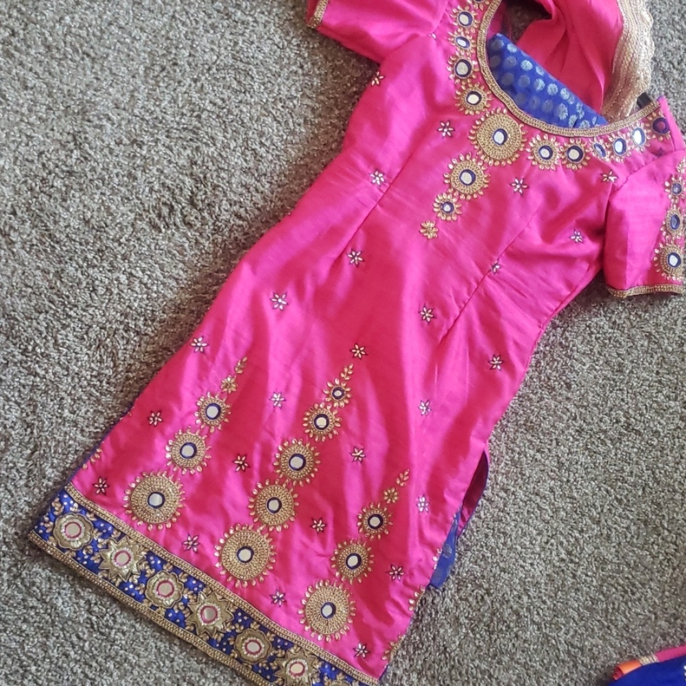 Punjabi indian salwar kameez suit dress de…